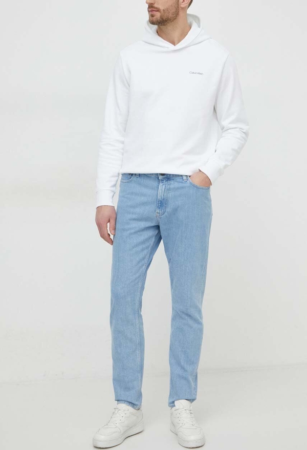 Jeansy Calvin Klein z bawełny w stylu casual