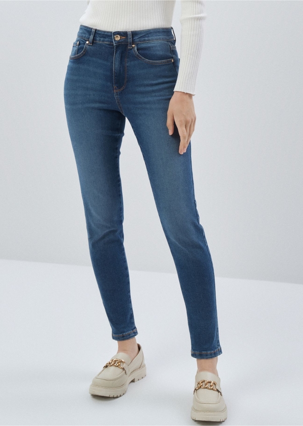 Jeansy Ochnik z jeansu w stylu klasycznym