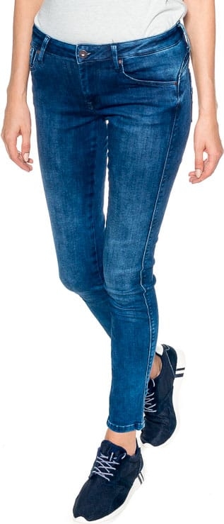 Jeansy Pepe Jeans z jeansu w street stylu