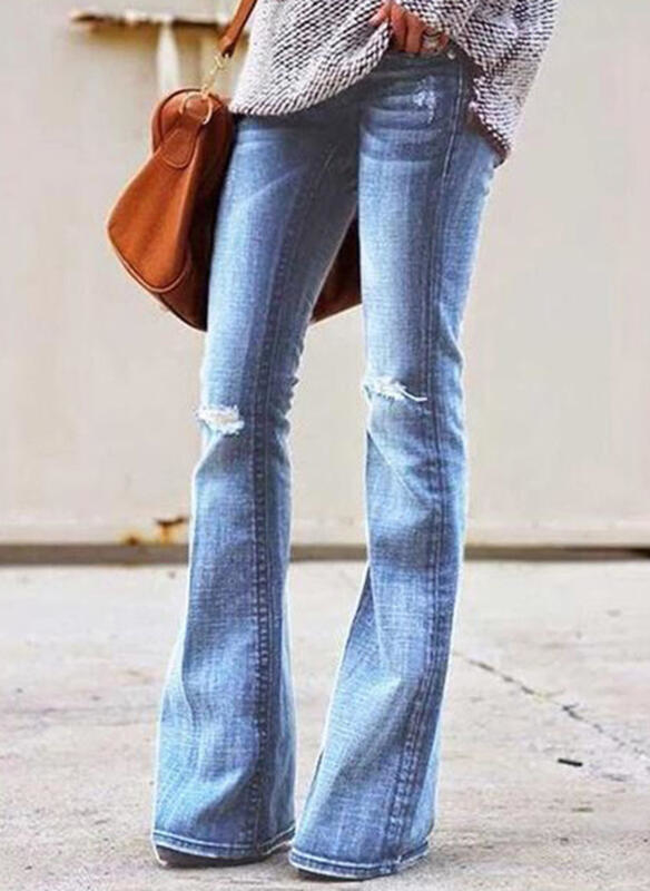 Jeansy Sandbella z jeansu w stylu casual