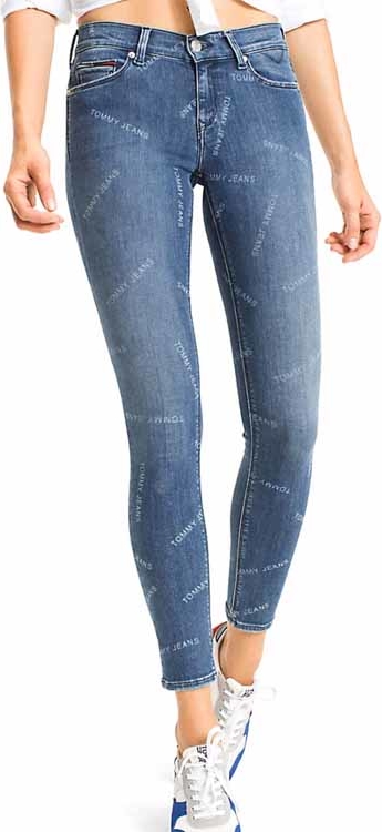 Jeansy Tommy Jeans w street stylu z jeansu