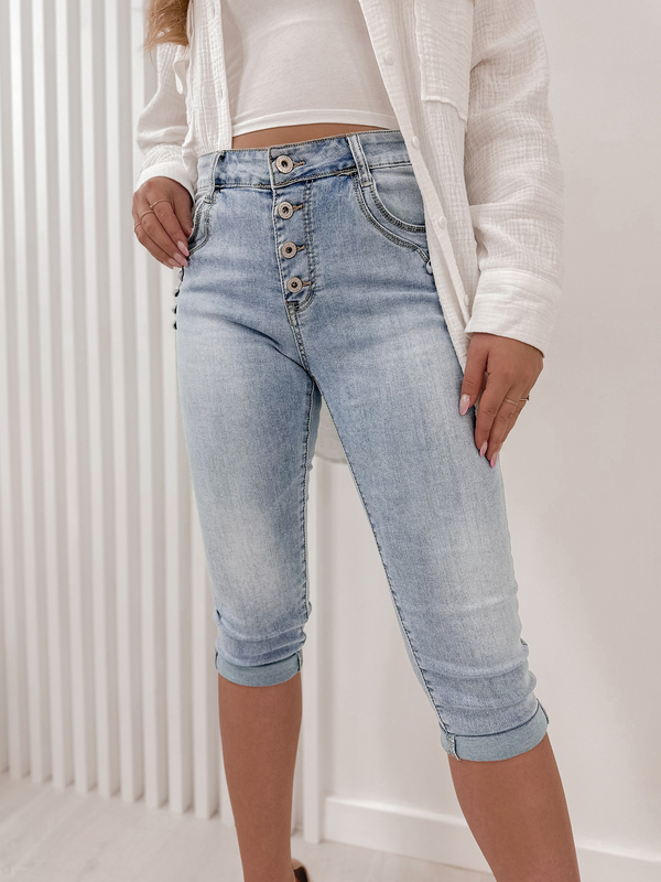 Jeansy Ubra w street stylu z jeansu