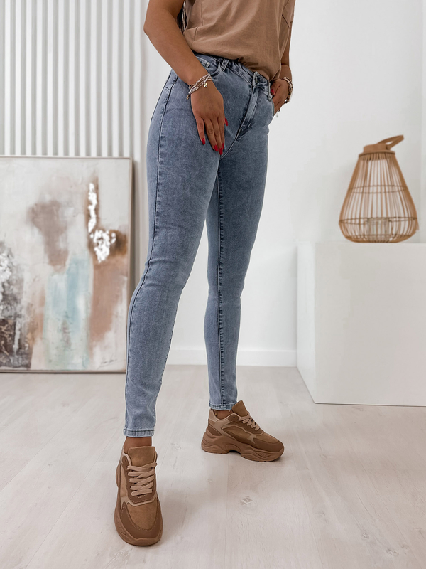 Jeansy Ubra w street stylu z jeansu