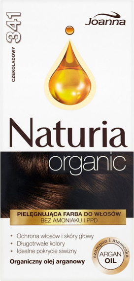 Joanna Naturia Organic Farba Do Włosów 341 Czekoladowy