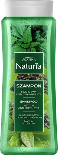 Joanna NATURIA Szampon z pokrzywą i zieloną herbatą 500ml