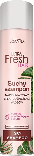 Joanna ULTRA FRESH HAIR Suchy szampon BROWN 200ml