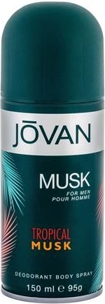 Jovan Tropical Musk Dezodorant M 150 ml