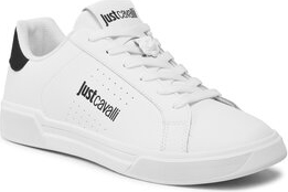 Just Cavalli Sneakersy 74QB3SB3 Biały