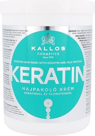 Kallos Cosmetics Keratin Maska do włosów W 1000 ml