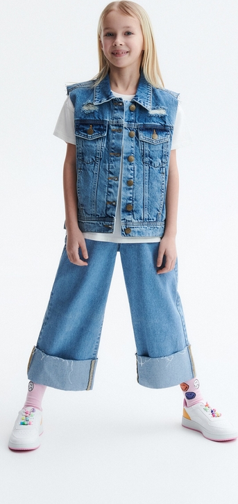 Kamizelka dziecięca Reserved z jeansu