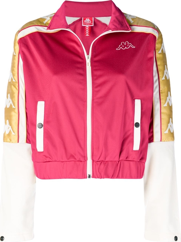 Kappa Banda cropped sports jacket - Red