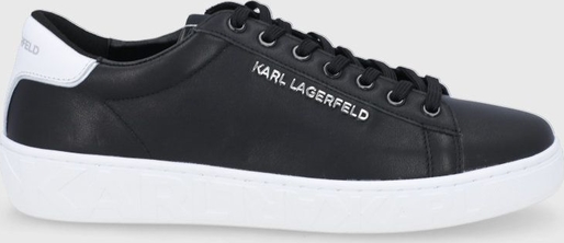 Karl Lagerfeld buty skórzane KUPSOLE III kolor czarny