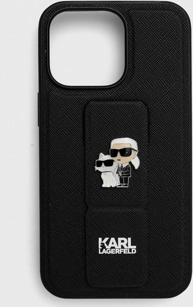 Karl Lagerfeld etui na telefon iPhone 13 Pro / 13 6.1&amp;apos;&amp;apos; kolor czarny