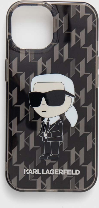 Karl Lagerfeld etui na telefon iPhone 15 / 14 / 13 6.1&amp;quot; kolor czarny