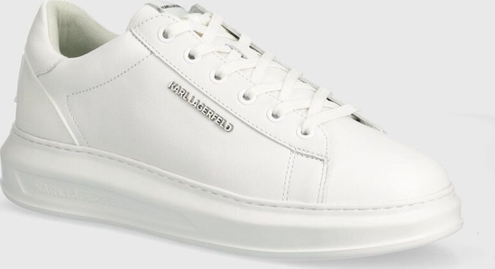 Karl Lagerfeld sneakersy skórzane KAPRI MENS kolor biały KL52577