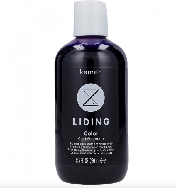 Kemon Liding Color Cold rozświetlający szampon dla blond włosów 250 ml