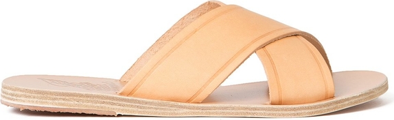 Klapki Ancient Greek Sandals z płaską podeszwą w stylu casual