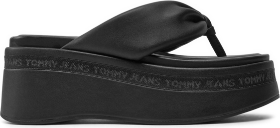 Klapki Tommy Jeans w stylu casual na platformie