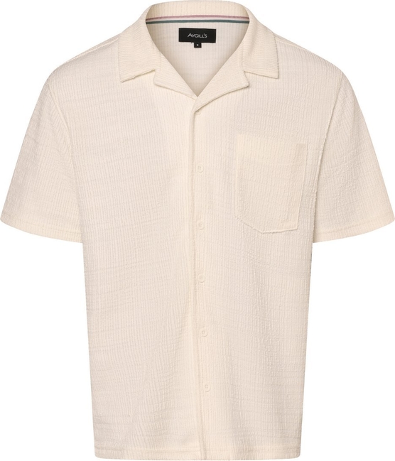 Koszula Aygill`s w stylu casual z krótkim rękawem z tkaniny