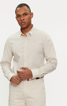 Koszula Calvin Klein z długim rękawem w stylu casual z kołnierzykiem button down