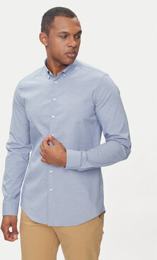 Koszula Calvin Klein z kołnierzykiem button down w stylu casual