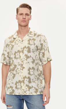 Koszula Calvin Klein z nadrukiem z klasycznym kołnierzykiem