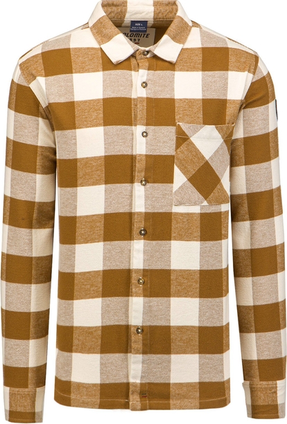Koszula Dolomite z bawełny z długim rękawem w stylu casual