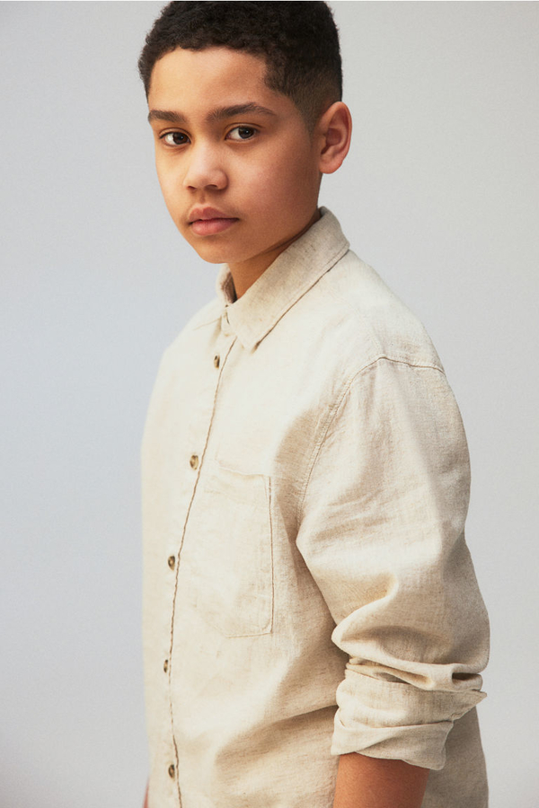 Koszula dziecięca H & M dla chłopców z tkaniny