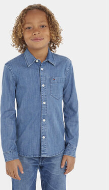 Koszula dziecięca Tommy Hilfiger dla chłopców z jeansu