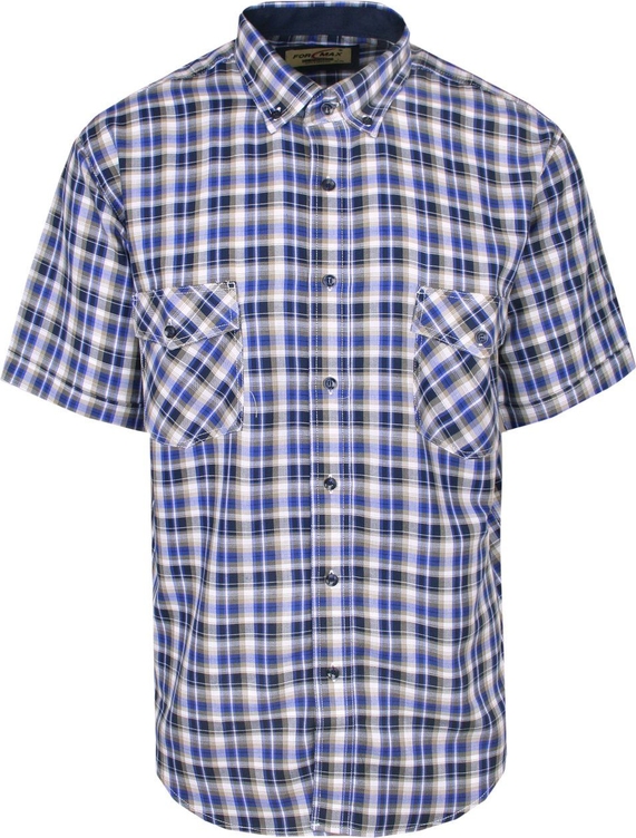 Koszula Formax z krótkim rękawem w stylu casual z tkaniny