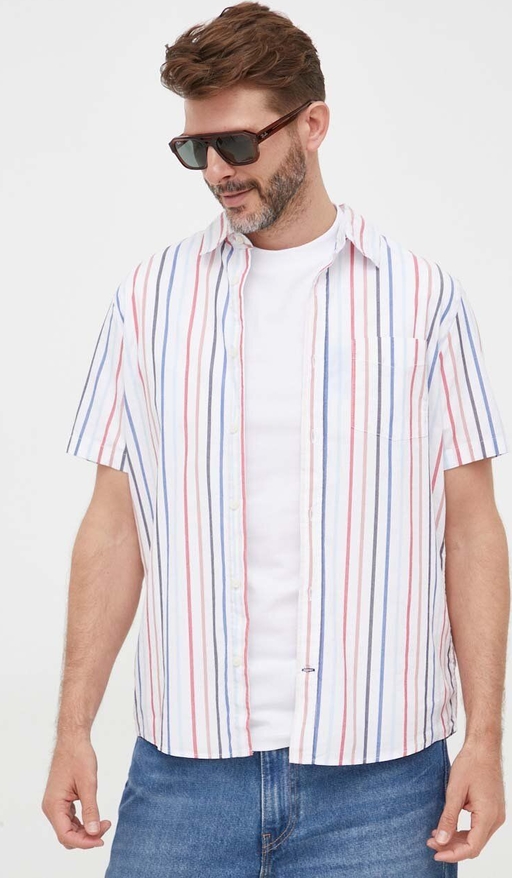 Koszula Gap z krótkim rękawem z tkaniny