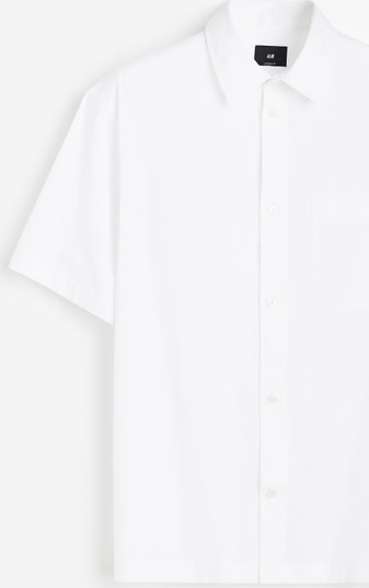 Koszula H & M z klasycznym kołnierzykiem z tkaniny
