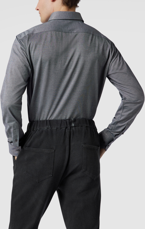 Koszula Hugo Boss z bawełny z kołnierzykiem button down