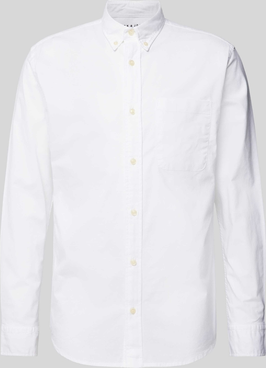Koszula Jack & Jones z kołnierzykiem button down w stylu casual z bawełny