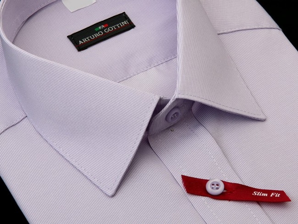 Koszula krawatikoszula.pl z krótkim rękawem w elegenckim stylu z tkaniny