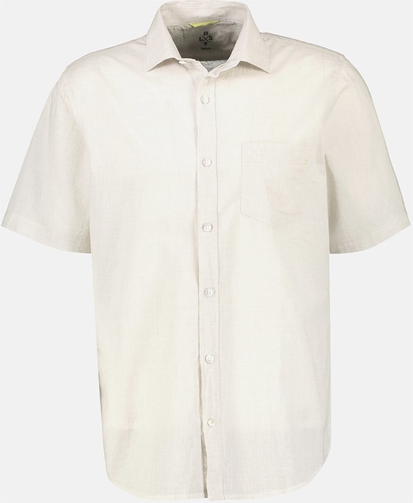 Koszula Lerros z krótkim rękawem z bawełny z klasycznym kołnierzykiem