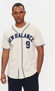 Koszula New Balance w sportowym stylu z krótkim rękawem
