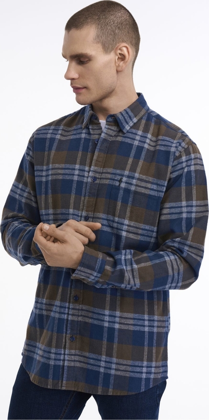 Koszula Ochnik w stylu casual z długim rękawem z bawełny