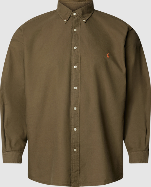 Koszula POLO RALPH LAUREN z bawełny z kołnierzykiem button down w stylu casual