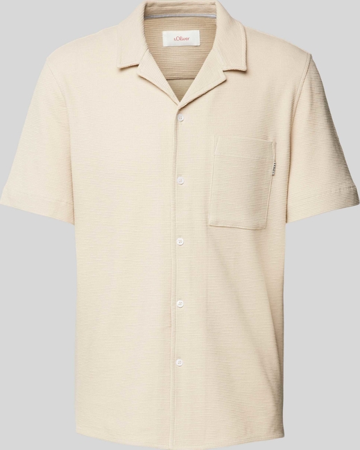 Koszula S.Oliver z bawełny z krótkim rękawem w stylu casual