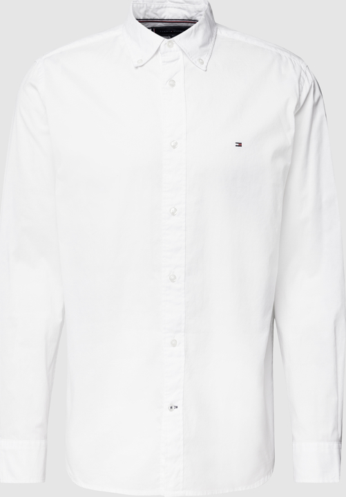 Koszula Tommy Hilfiger z bawełny z kołnierzykiem button down w stylu casual