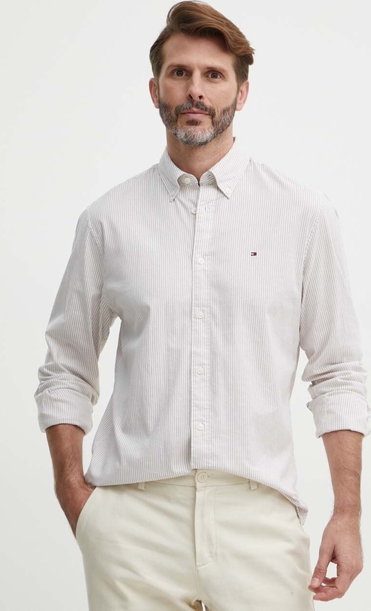 Koszula Tommy Hilfiger z klasycznym kołnierzykiem w stylu casual