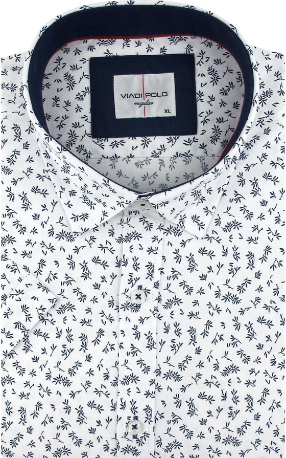 Koszula Viadi Polo w młodzieżowym stylu z krótkim rękawem z tkaniny