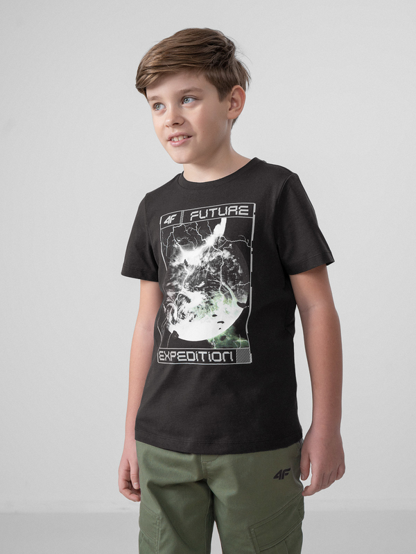 Koszulka dziecięca 4F dla chłopców z dzianiny