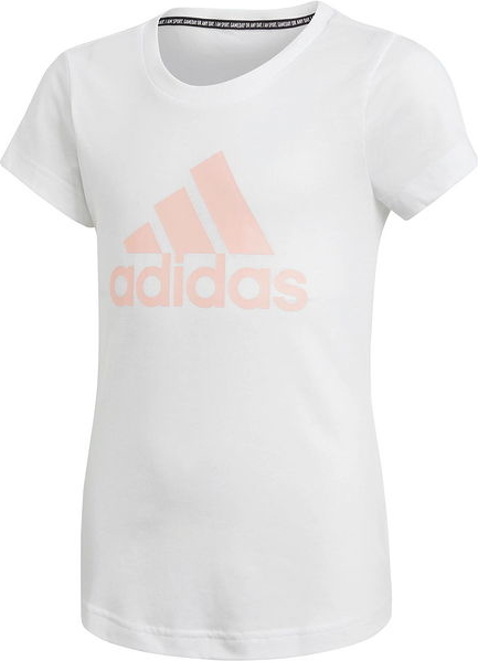 Koszulka dziecięca Adidas z bawełny z krótkim rękawem
