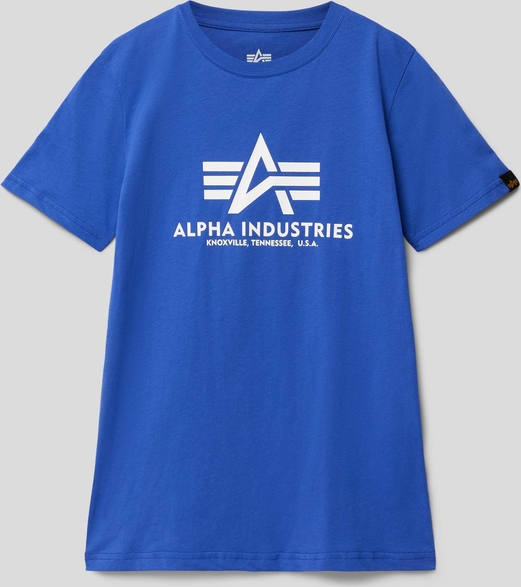 Koszulka dziecięca Alpha Industries z bawełny
