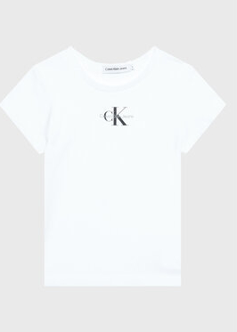 Koszulka dziecięca Calvin Klein dla chłopców z jeansu