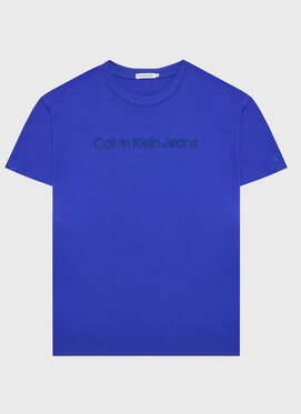 Koszulka dziecięca Calvin Klein z jeansu dla chłopców