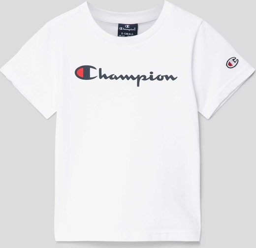 Koszulka dziecięca Champion dla chłopców z bawełny