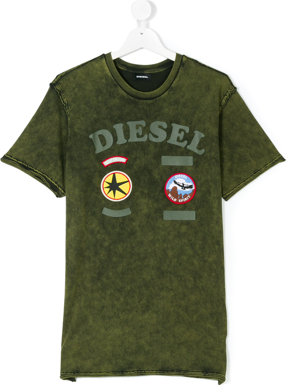 Koszulka dziecięca Diesel Kids z bawełny